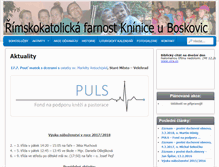 Tablet Screenshot of kninice.farnost.cz