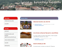 Tablet Screenshot of napajedla.farnost.cz