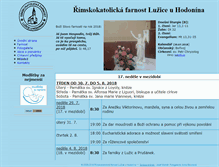 Tablet Screenshot of luzice.farnost.cz