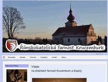 Tablet Screenshot of krucemburk.farnost.cz