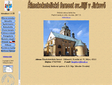 Tablet Screenshot of jirkov.farnost.cz