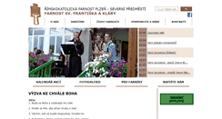 Desktop Screenshot of frantiskani-plzen.farnost.cz